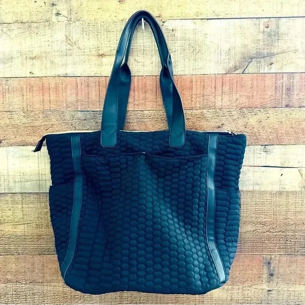 Aimee Kestenberg Quilted/Leather Large Tote